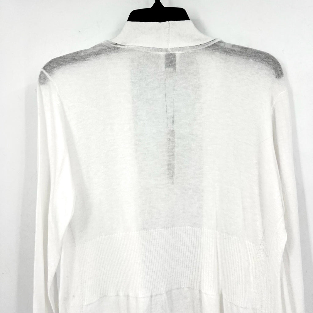 NIC + ZOE All Year Back Of The Chair Cardigan Medium White Long Sleeve NWT