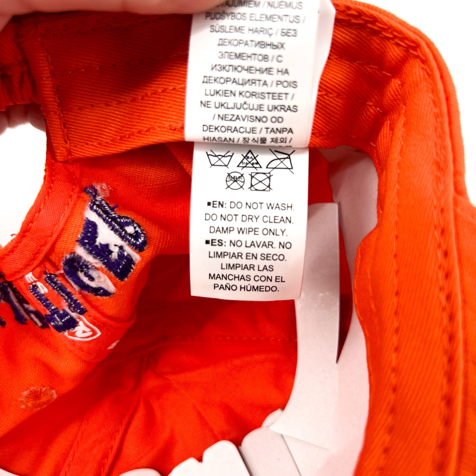 TOP OF THE WORLD Infant Clemson Tigers Fundamental Snapback Hat OS Orange NWT