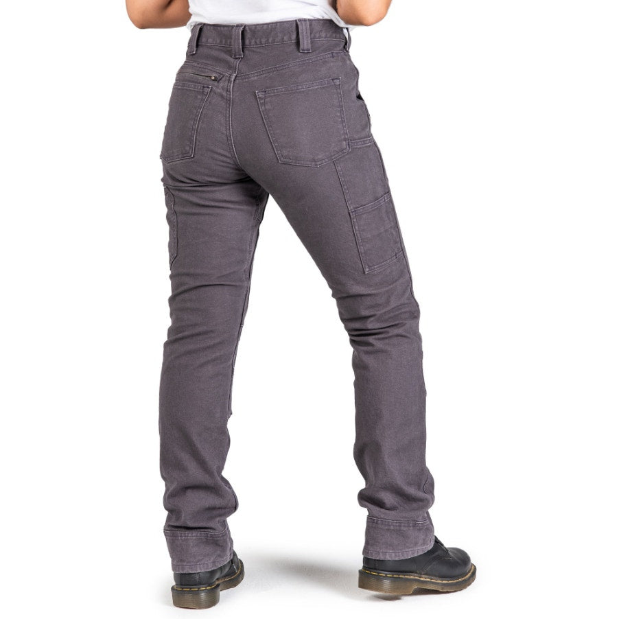 DOVETAIL WORKWEAR Women's Britt Utility Pants Size 16/34 Dark Grey Canvas NWT