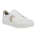 Dr. Scholls Womens Madison Low Top Sneakers US 10 Wide White Vegan Leather NIB
