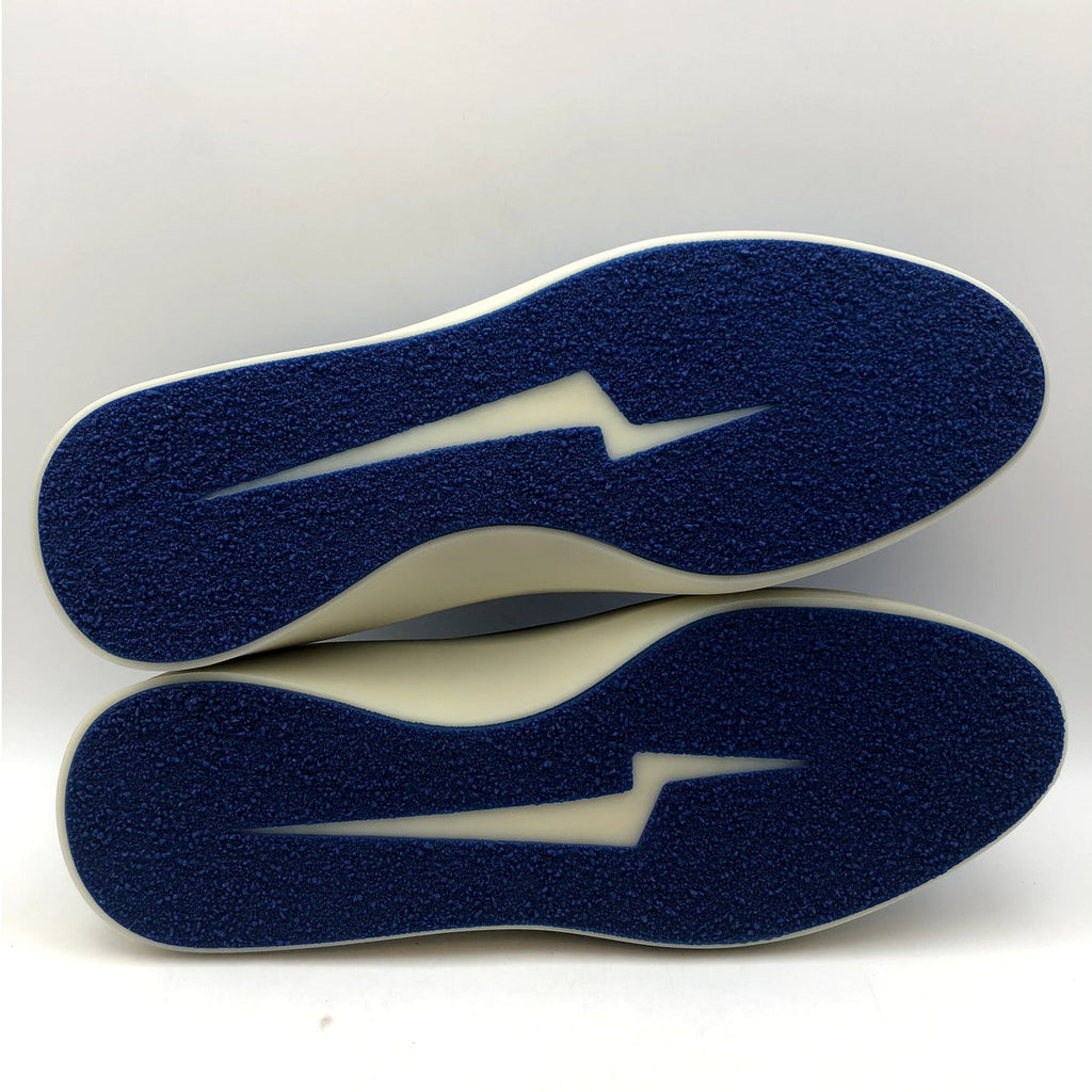 Wolf & Shepherd Cruise Mule Slip On Shoes MENS 7.5 WOMENS 9 Blue Leather NIB