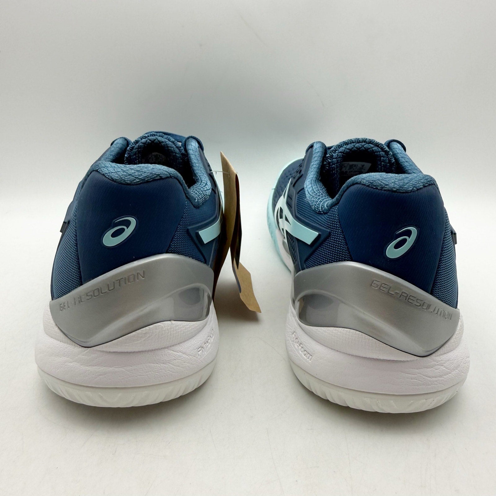 Asics Womens GEL-Resolution 8 Tennis Sneakers US 8 Blue Grey Athletic NWT