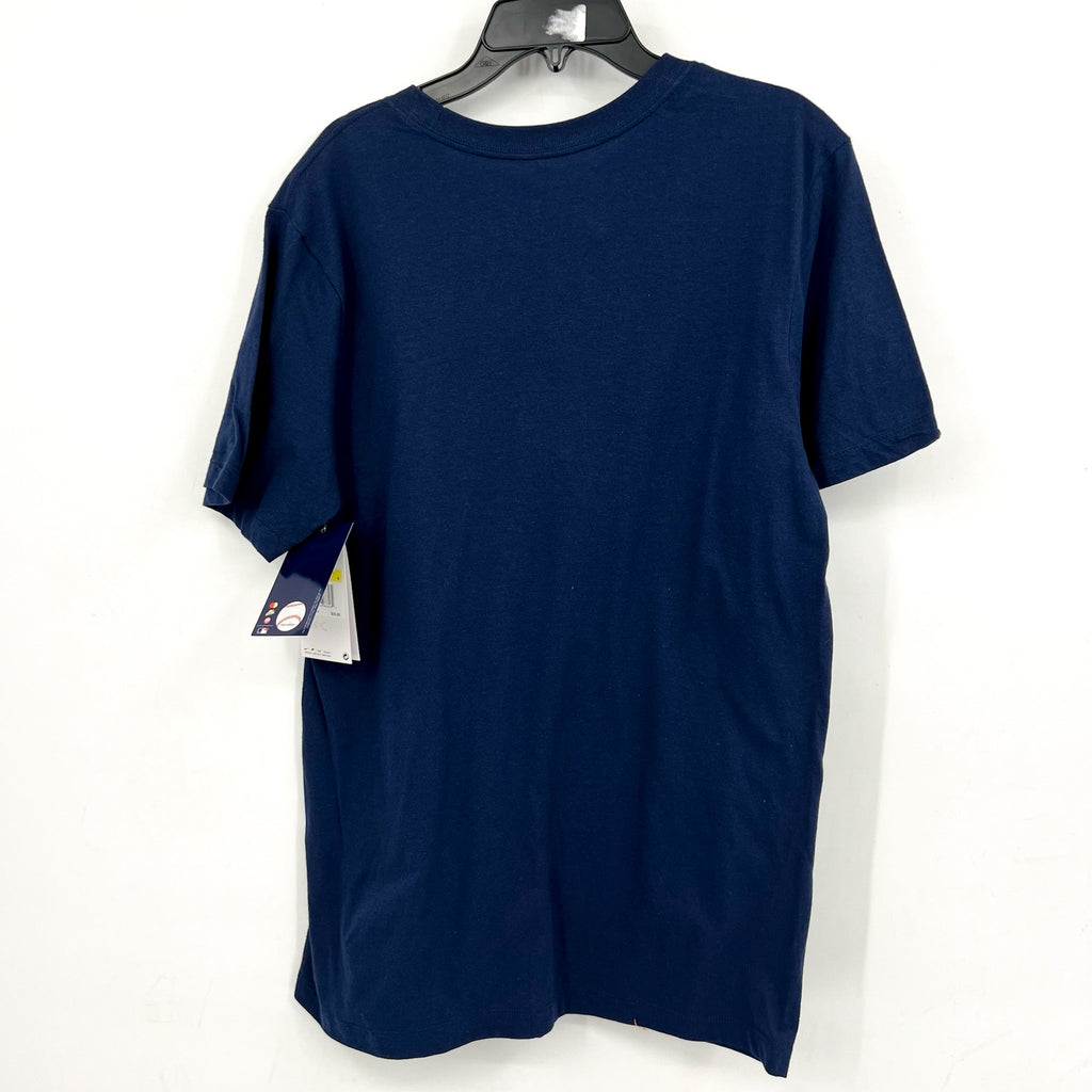 NIKE Mens Houston Astros Space City Logo TShirt Small Navy Blue Short Sleeve NWT