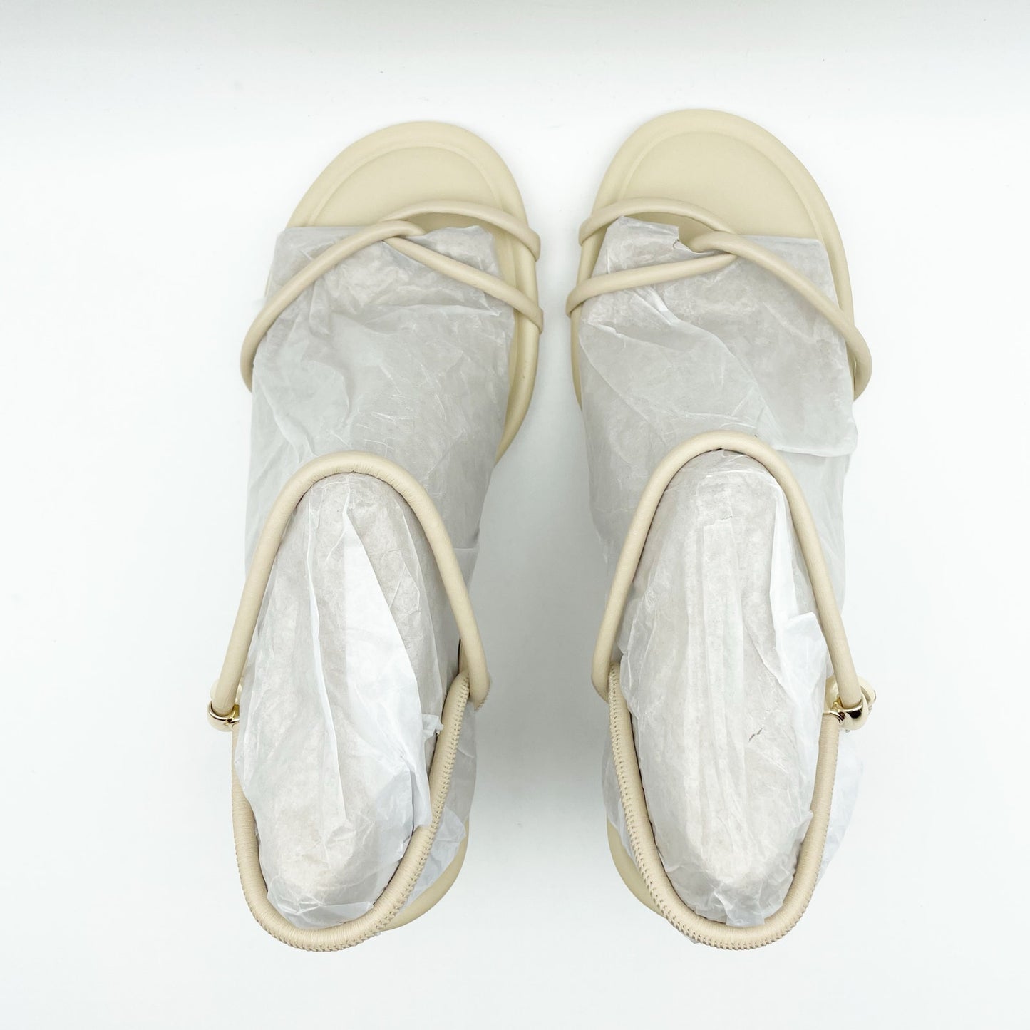 Vince Womens Jolie Strappy Kitten Heel Sandals US 6.5M EU 36.5 Tan Cream