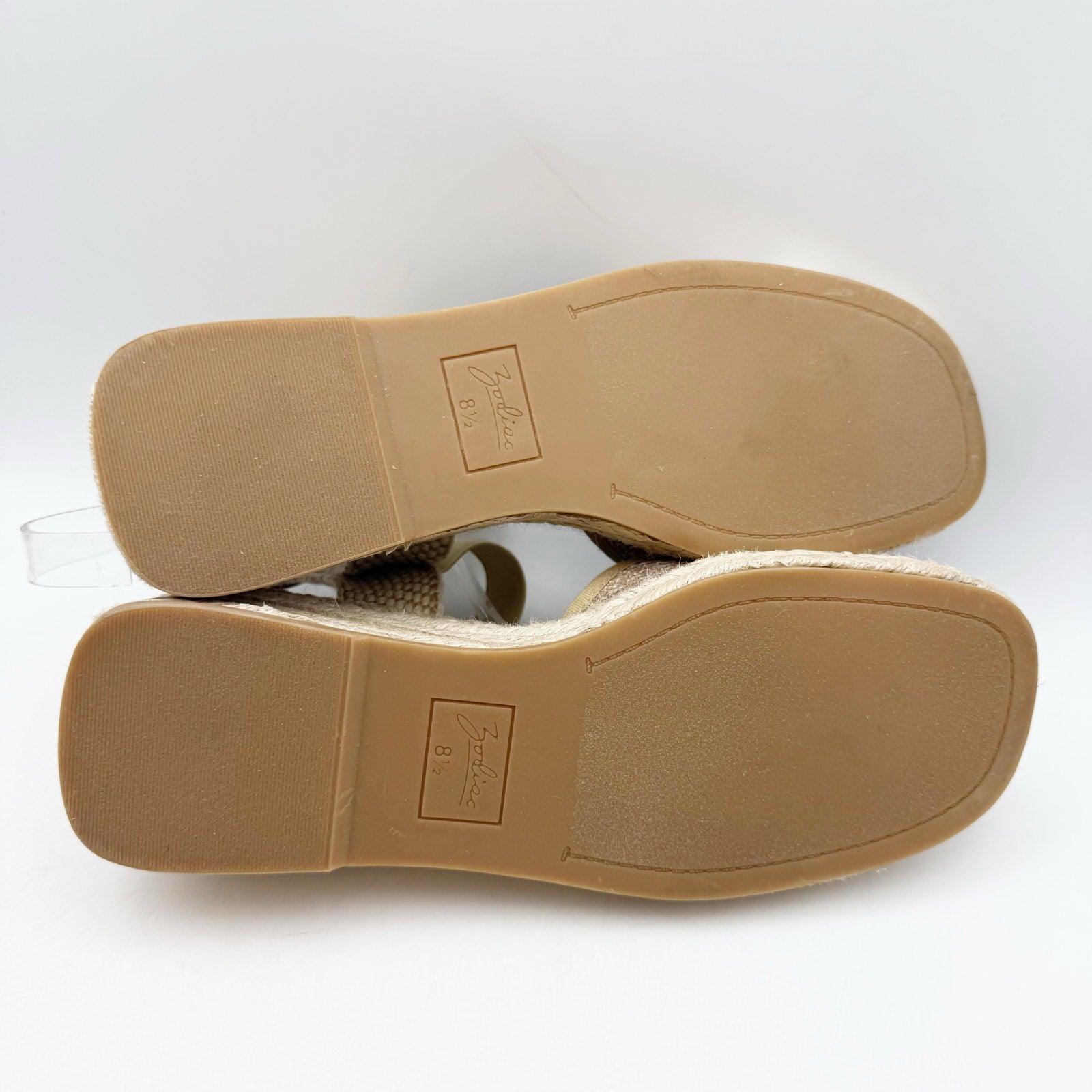Zodiac Womens Noreen Wedge Sandals US 8.5 EU 39 Tan NWOB