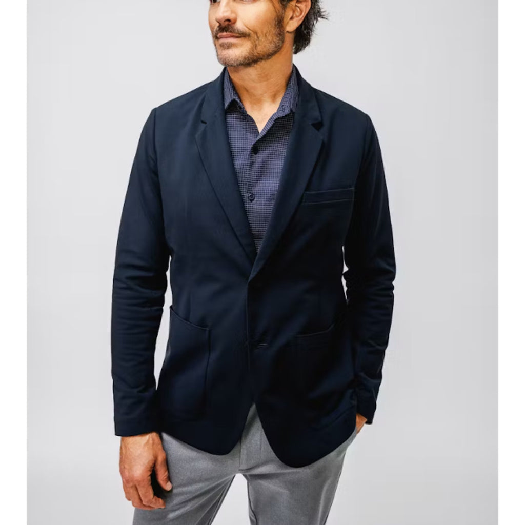Ministry of Supply Mens Kinetic Blazer XS Navy Blue Two Button Jacket NWT