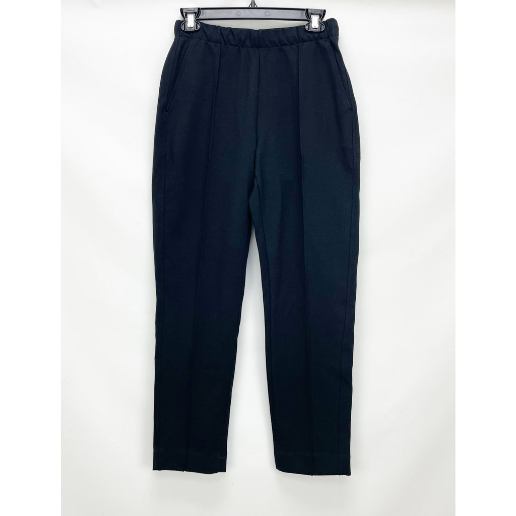 Everlane Womens The Dream Pants Medium Black Knit Pull On Tapered Stretch NWT