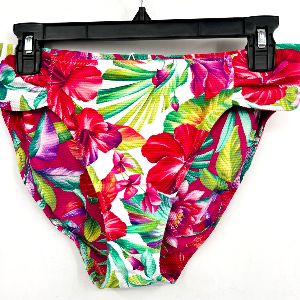 TOMMY BAHAMA Reversible Hipster Bikini Small Bottom Pink Island Cays Fiesta NWT