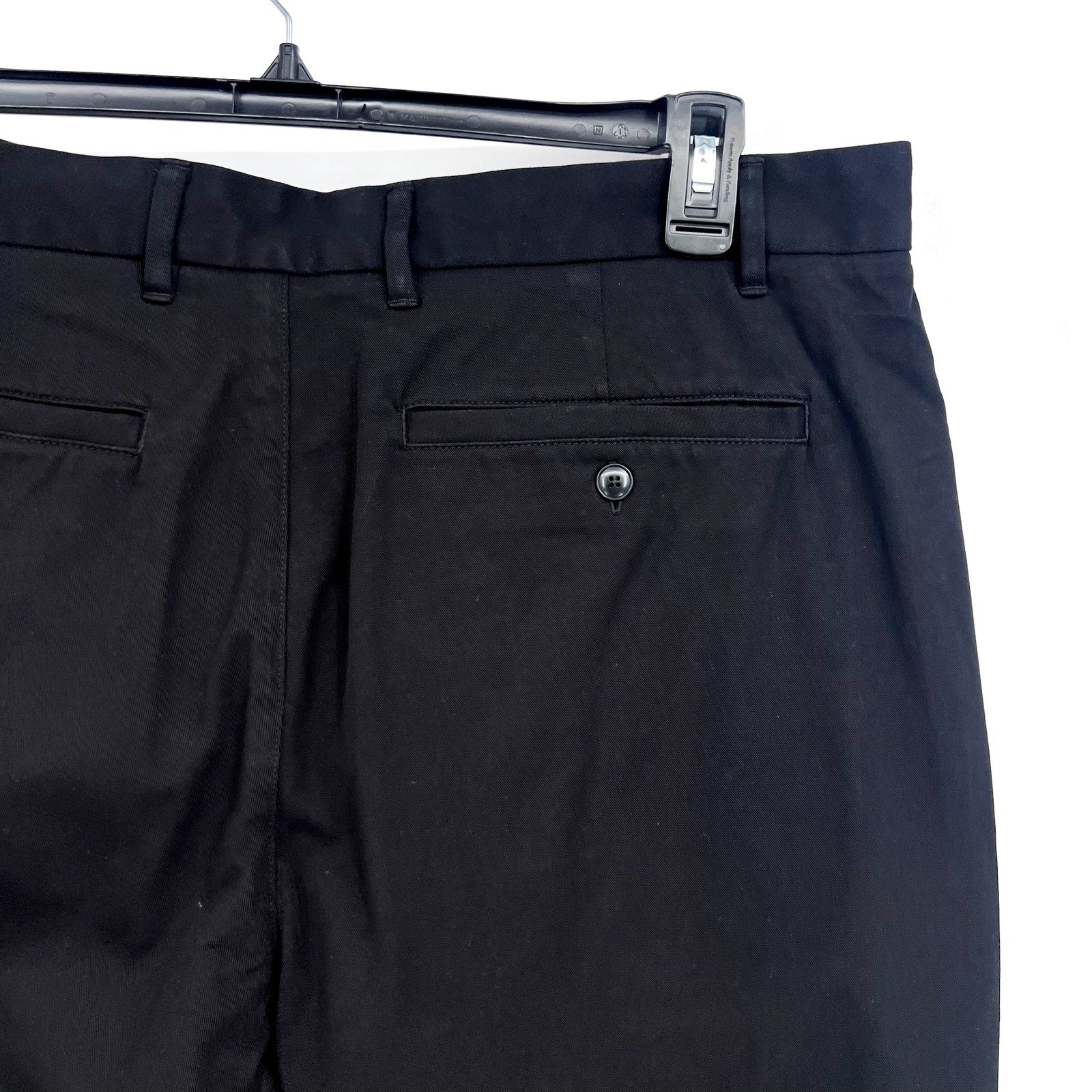 EVERLANE Men's Uniform Performance Chino Pants 38x28 Black Slim Fit NWT