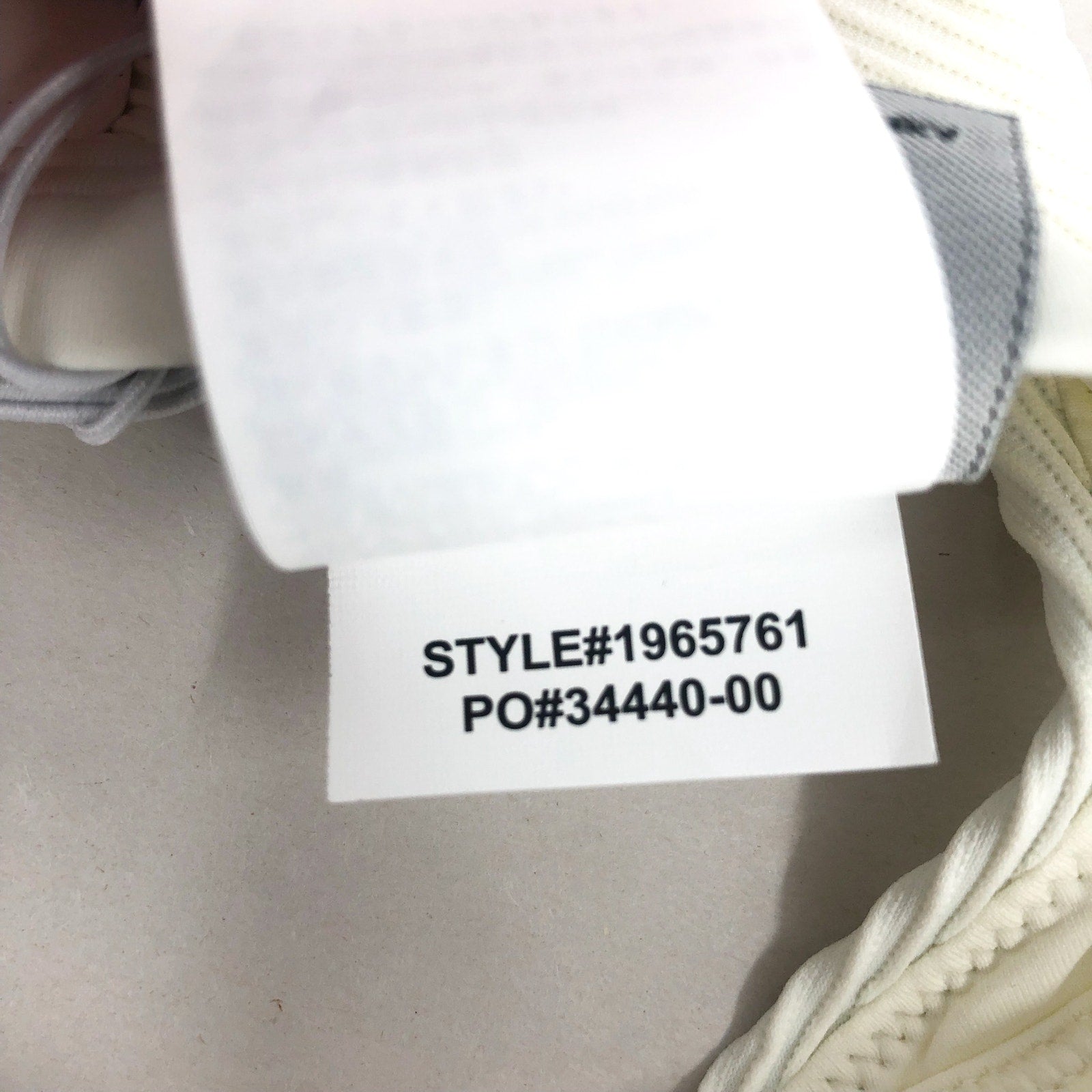PRANA Women's Lexie Bikini Top Large White Horchata Ottoman Halter NWT