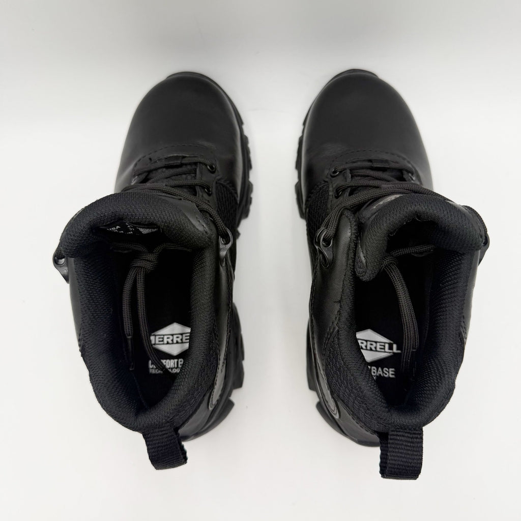 Merrell Work Womens Moab 3 Response Mid Boot Size 6 Black Leather Waterproof NIB