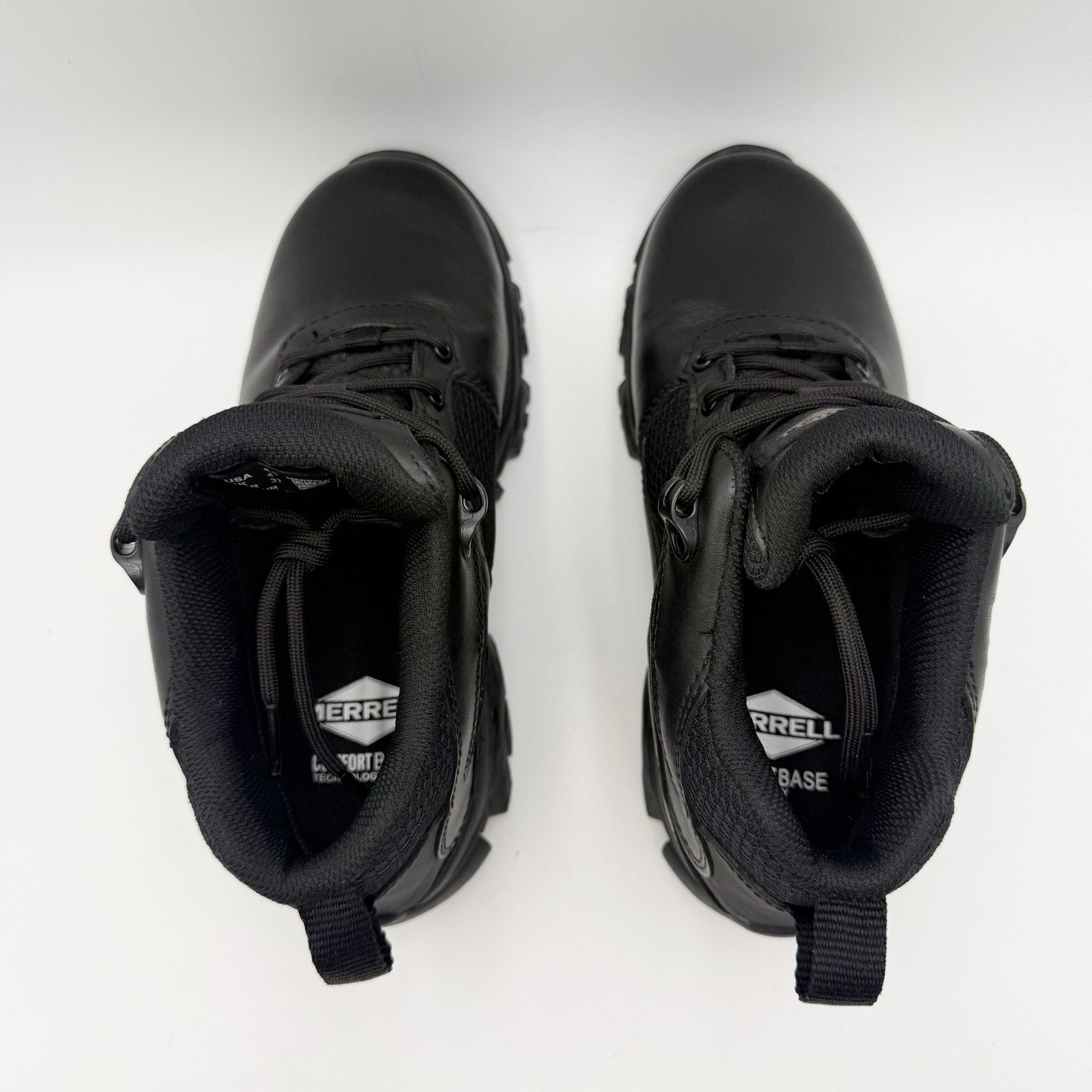 Merrell Work Womens Moab 3 Response Mid Boot Size 6 Black Leather Waterproof NIB