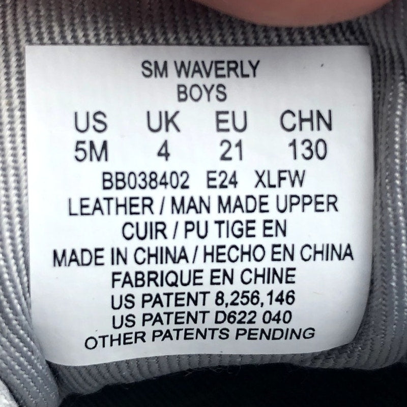 Stride Rite Boys SM Waverly Sneakers Size 5 Toddler Shoes Black White NIB