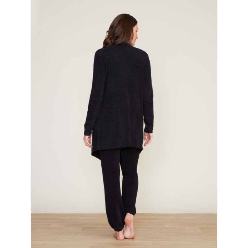 Barefoot Dreams Womens CozyChic Lite Island Wrap Cardigan Small/Medium Black NWT