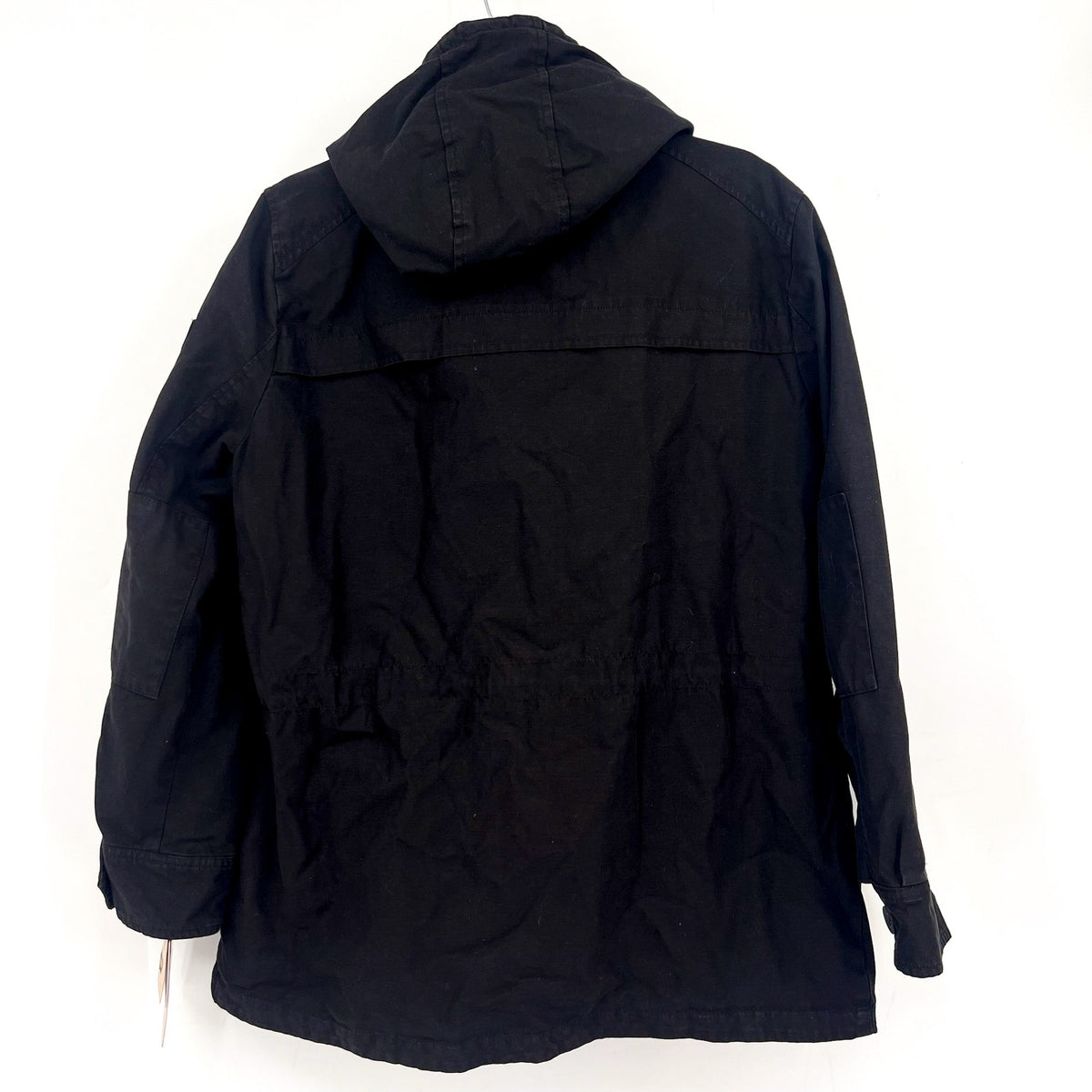 LEVI'S Womens Hooded Field Jacket XL Black Cotton Four Pocket NWT