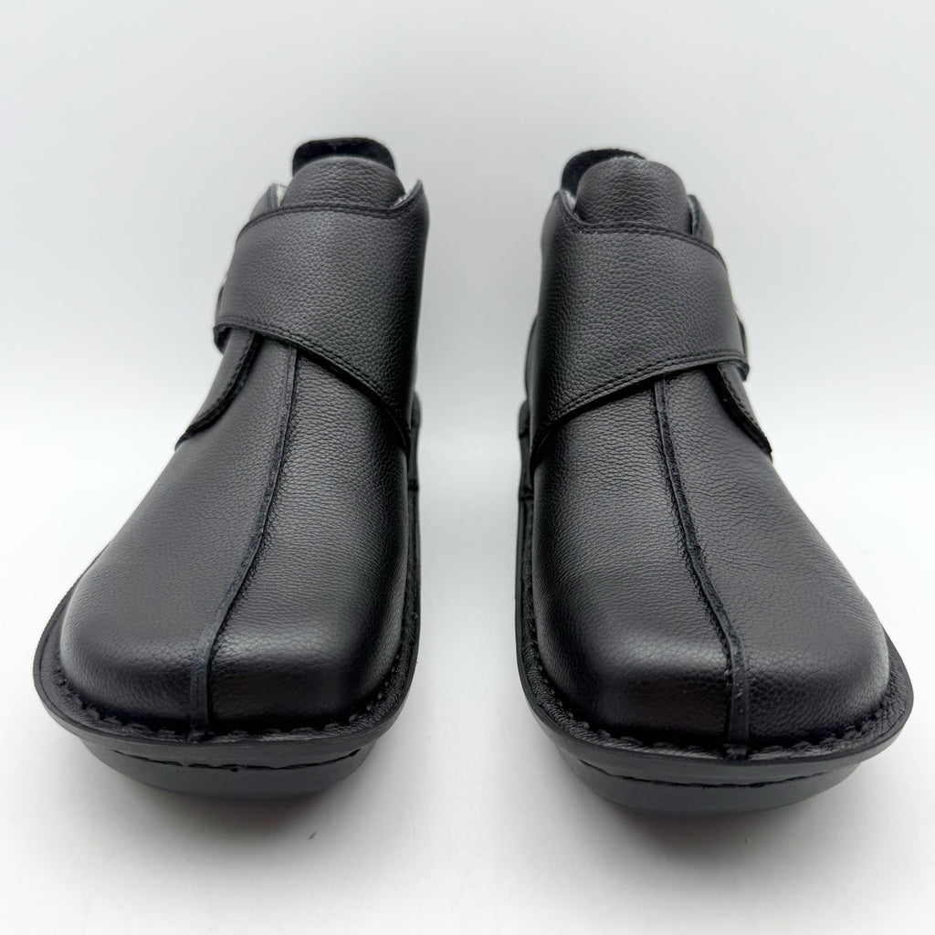 Alegria Womens Caiti Ankle Booties EU 35 US 5-5.5 Black Leather NIB