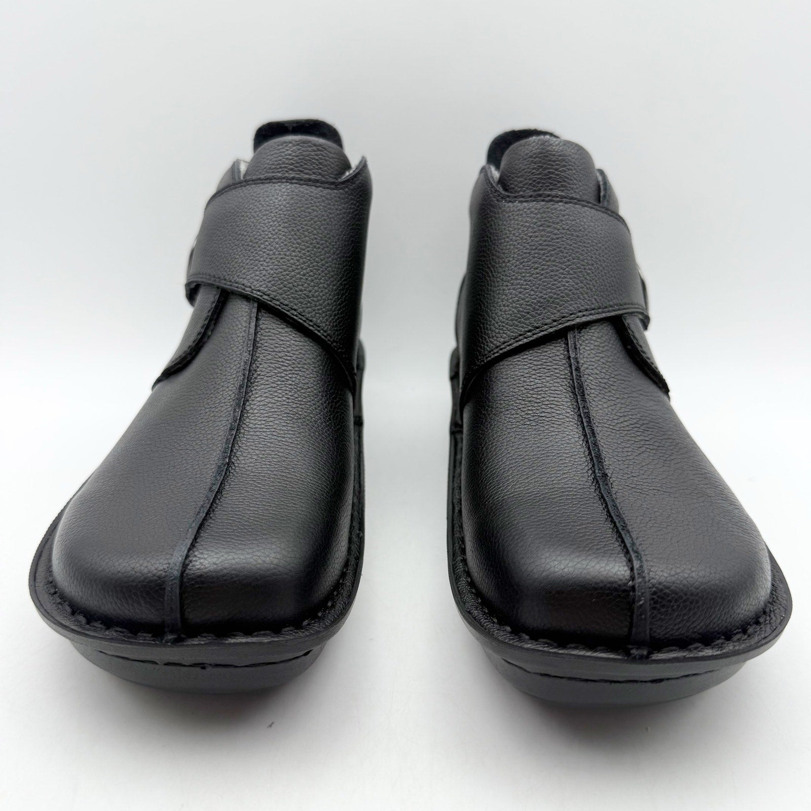 Alegria Womens Caiti Ankle Booties EU 35 US 5-5.5 Black Leather NIB