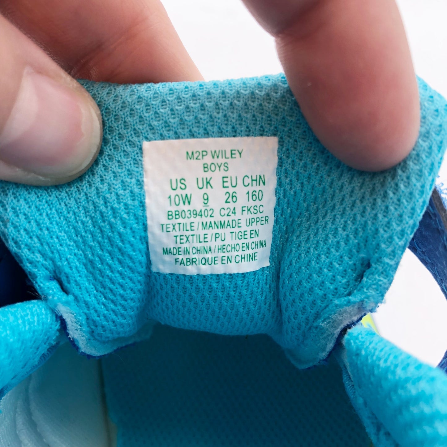 Stride Rite Boys Wiley Made To Play Sneaker 10 Wide Blue Multi Kids Shoe NIB