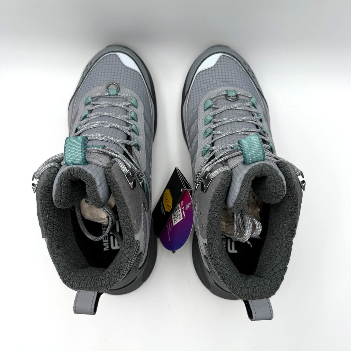 Merrell Womens Moab Speed 2 Thermo Mid Hiking Boot Size 10.5 Gray WP J038190 NIB