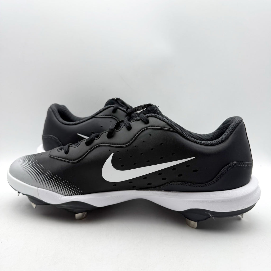 Nike Mens Alpha Huarache Varsity 4 Low Baseball Cleats US 12 Black Grey NWOB