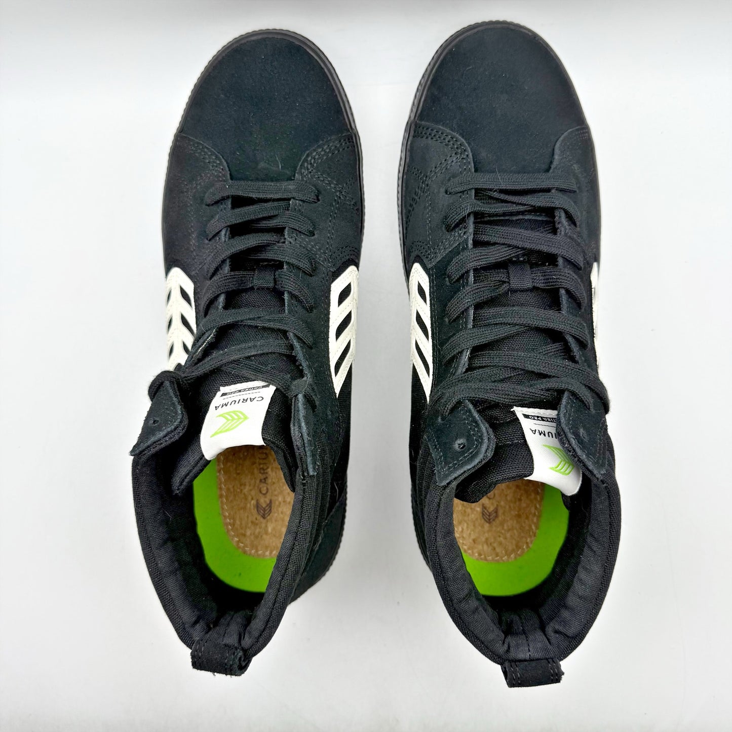 Cartiuma Mens Catiba Pro High Top Sneakers US 11 EU 44 Black Suede NIB