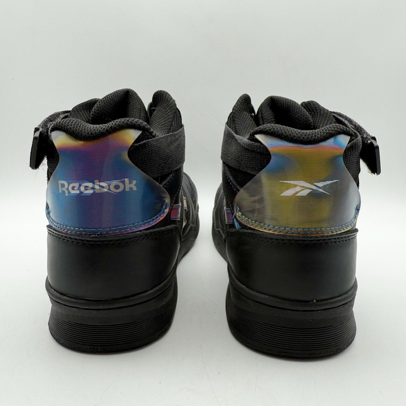 Reebok Womens High Top Work Sneakers US 12 M Black Hologram Comp Toe EH SR NIB