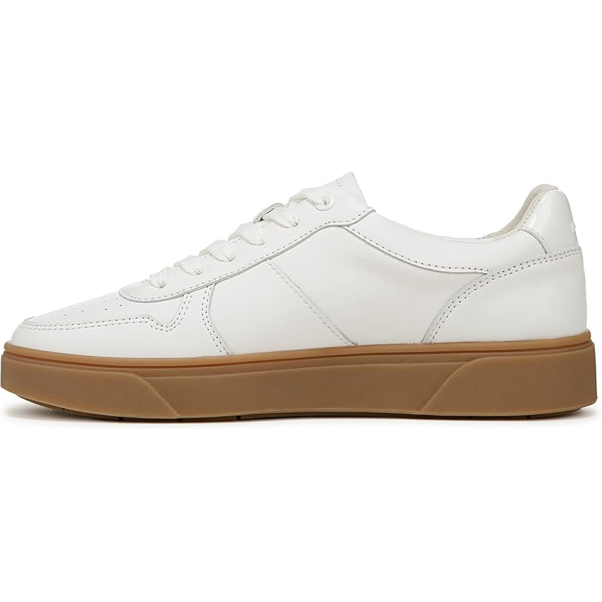 VIONIC Womens Kimmie Casual Court Sneakers Size 9.5 Wide White Leather NWOB