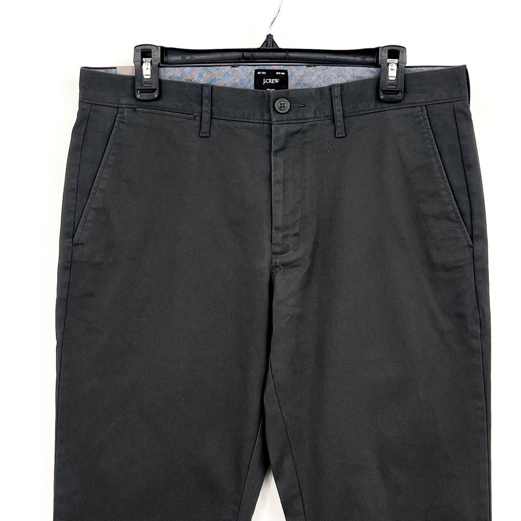 J.CREW Mens 770 Straight-fit Chino Pants 32x30 Onyx Grey Stretch AR886 NWT