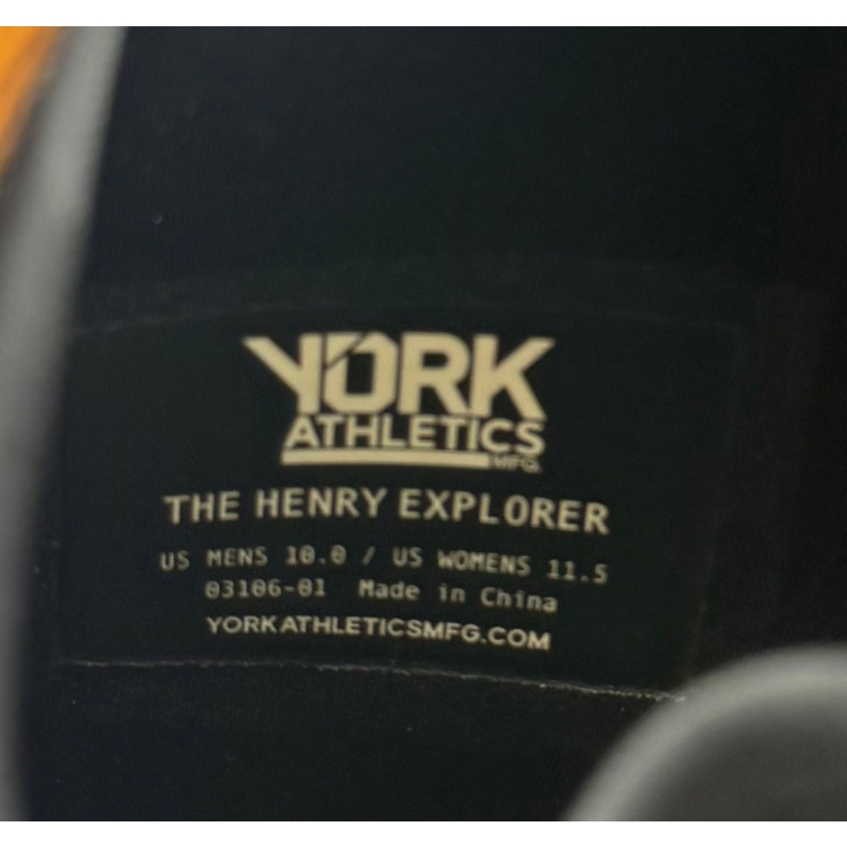 YORK Athletics Mens Via All-Terrain Mid Sneakers Size 10 Black Athletic NIB