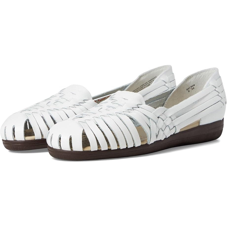 Comfortiva Womens Trinidad Sandals US 11 Wide EU 41-42 White Leather NIB