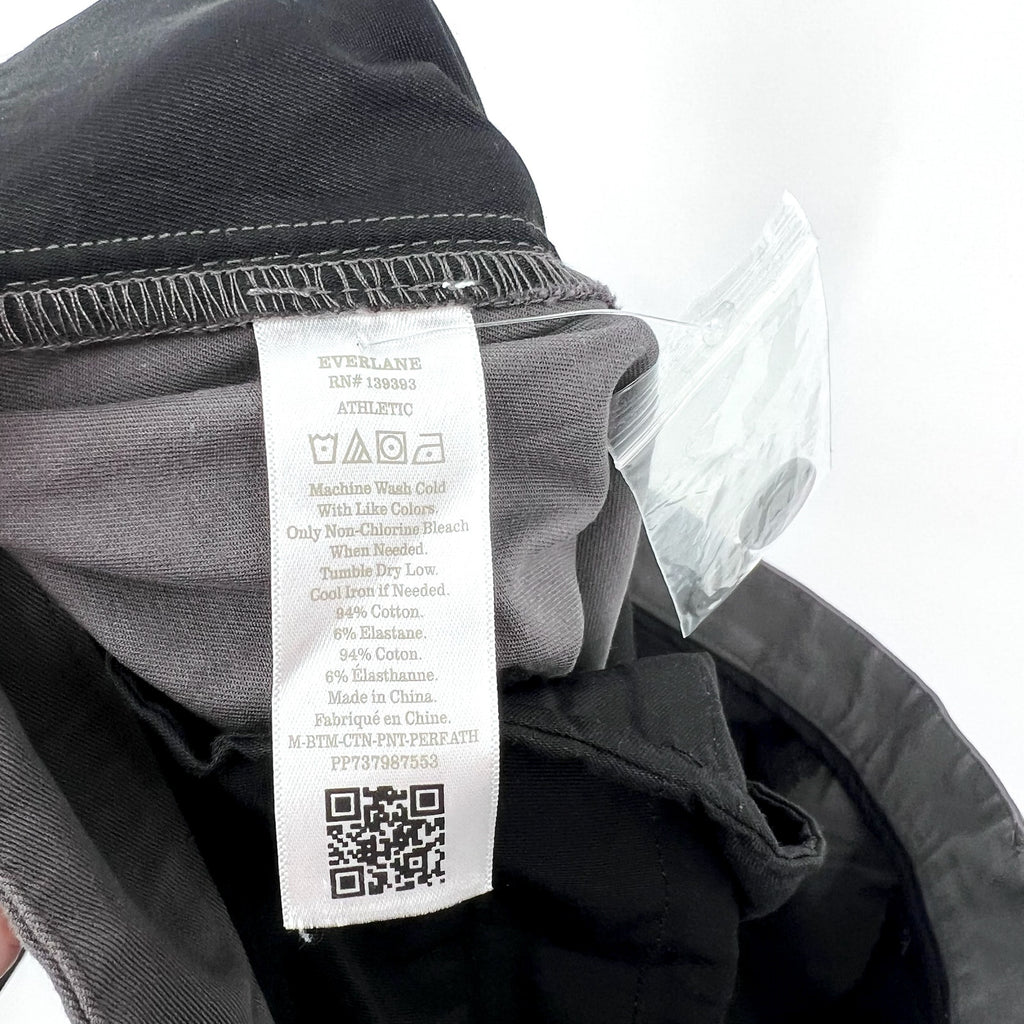 EVERLANE Uniform Mens Performance Chino Pants 38x30 Slate Grey Athletic Fit NWT