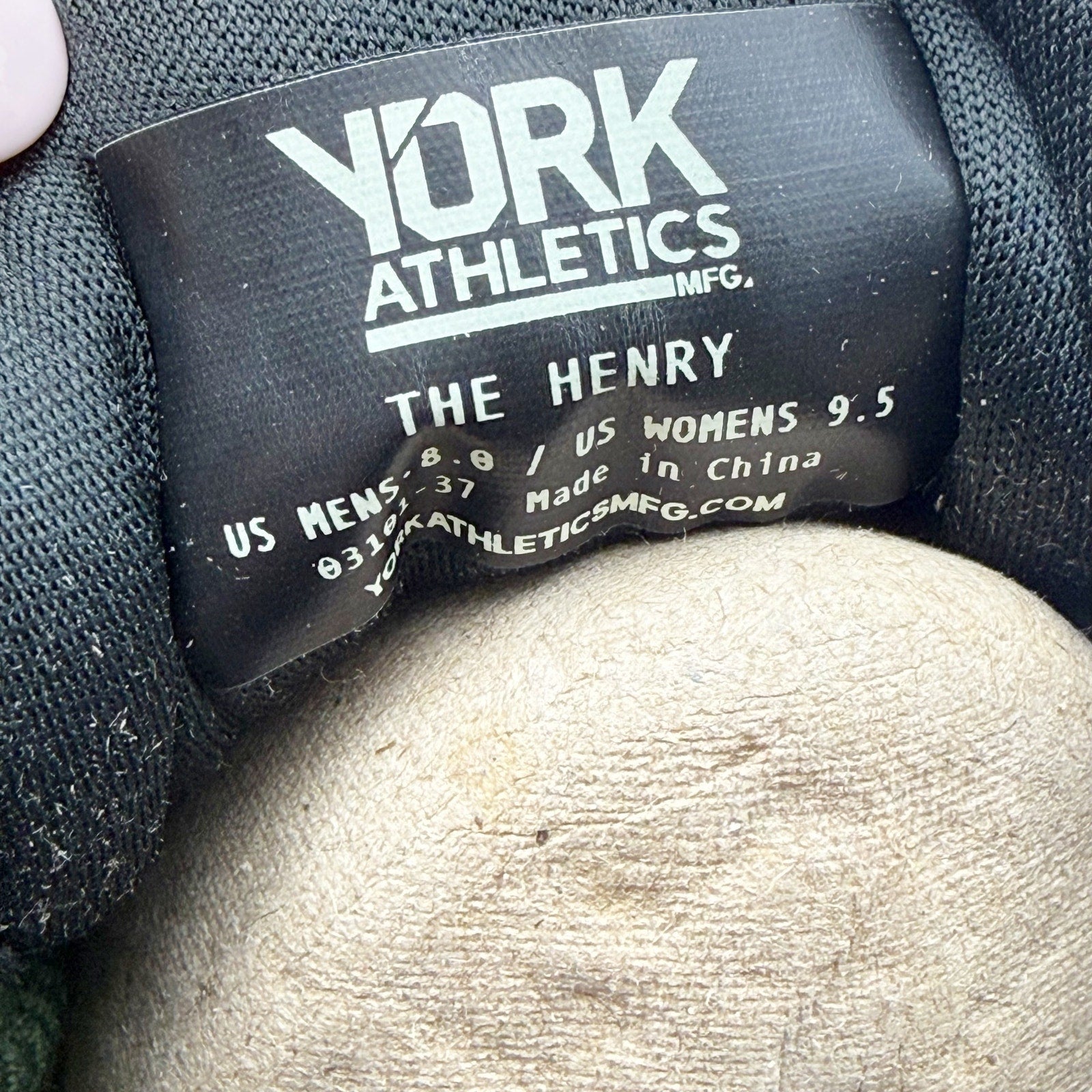 YORK Athletics Mens Henry Sweatshirt Casual Sneaker US 8 Green Knit Athletic NIB