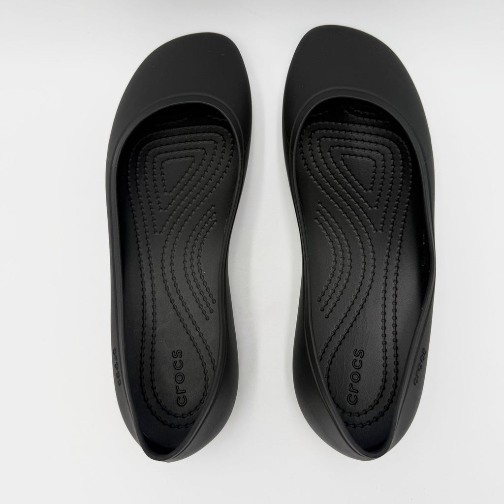 Crocs Womens Brooklyn Ballet Flats Size 7 EU 37-38 Black Slip On NWOT/NWOB
