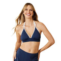 TOMMY BAHAMA Island Cays Cabana Halter Bikini Top XS Mare Navy Blue NWT