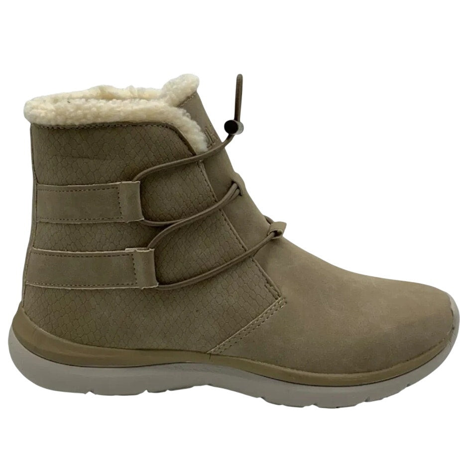 Ryka Womens Evie Exotic Snow Boots Size 9 M EU 39 Brown Taupe NIB
