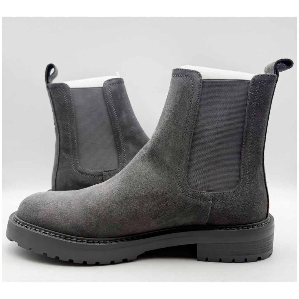 Saint Morta Men's Chunky Chelsea Boot US 9 EU 43 Dark Grey Suede NIB