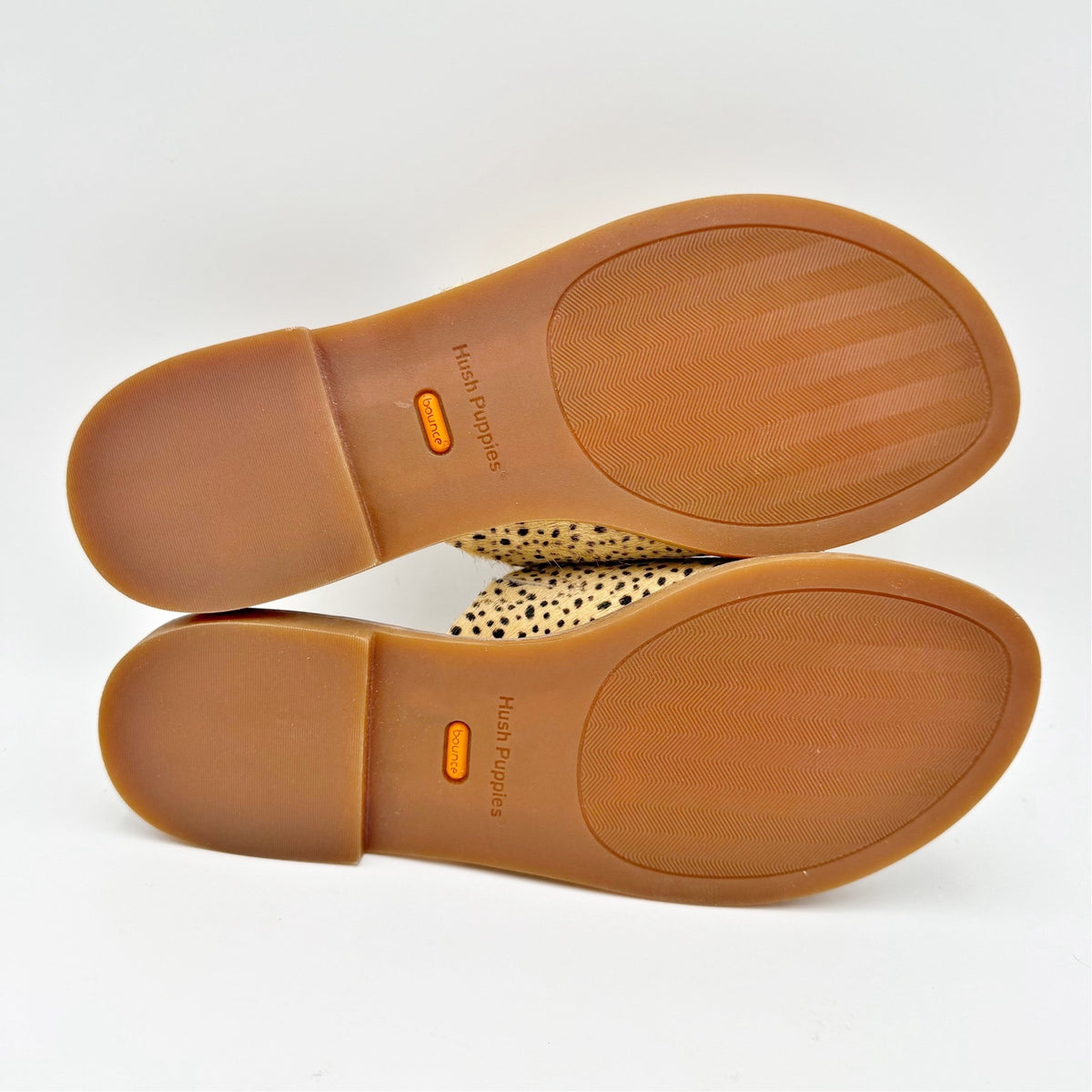 Hush Puppies Womens Lexi Slide Sandals Size 7 EU 38 Brown Black Calf Hair NIB