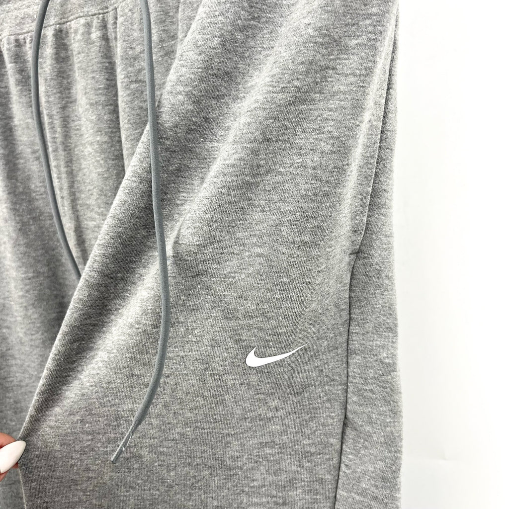 NIKE Womens Dri-Fit One 7/8 French Terry Joggers 1X Grey Sweatpants NWT