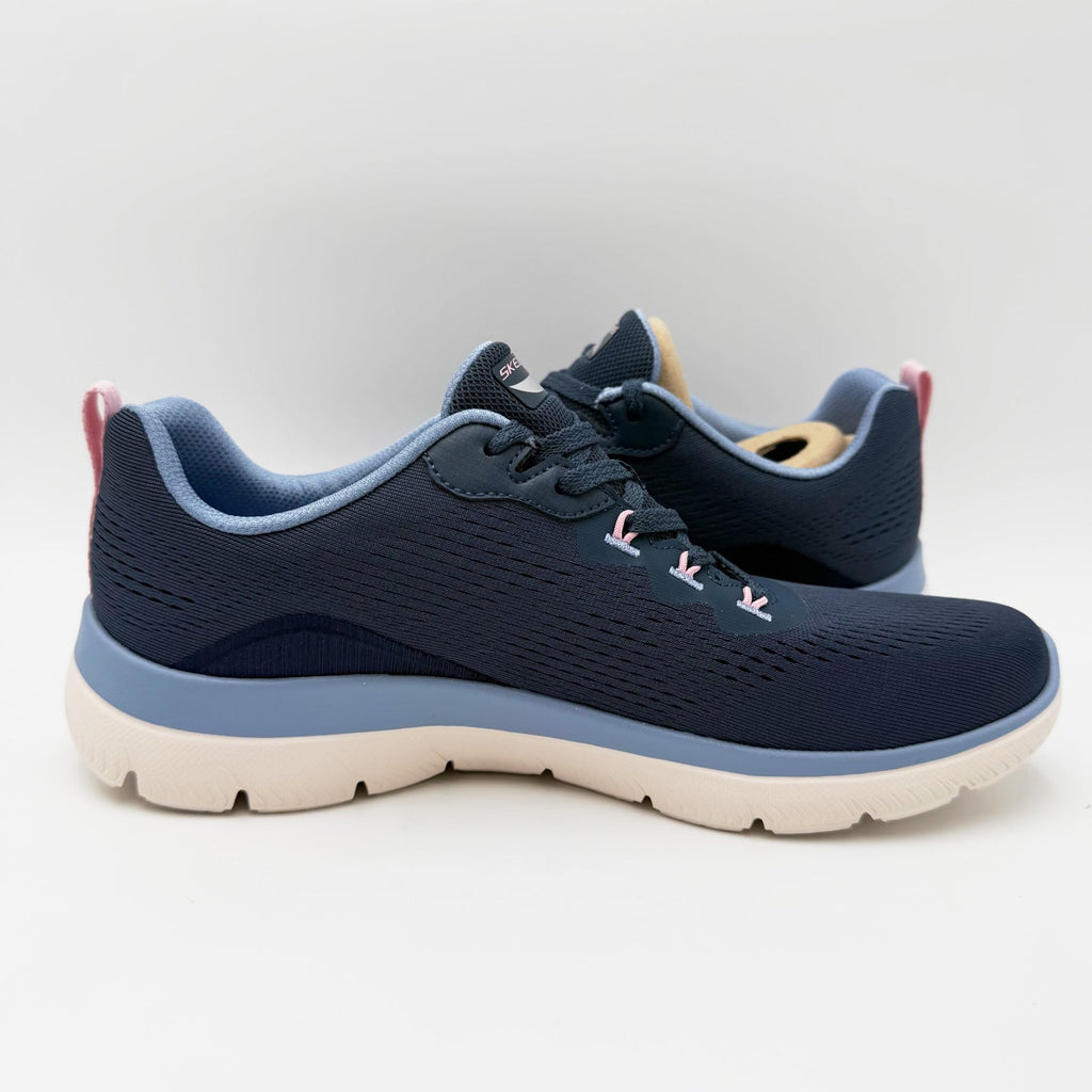 Skechers Womens Arch Fit Summits Daily Flow Casual Sneakers Size 9 Navy Blue NIB