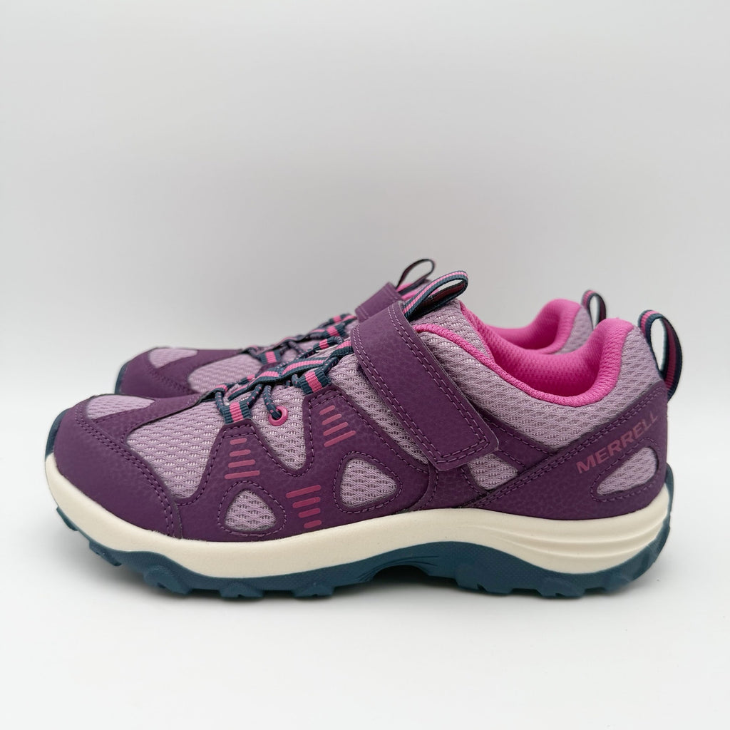Merrell Kids Trail Chaser 2 Hiking Shoes Size 4 Purple Athletic Sneakers NWOB