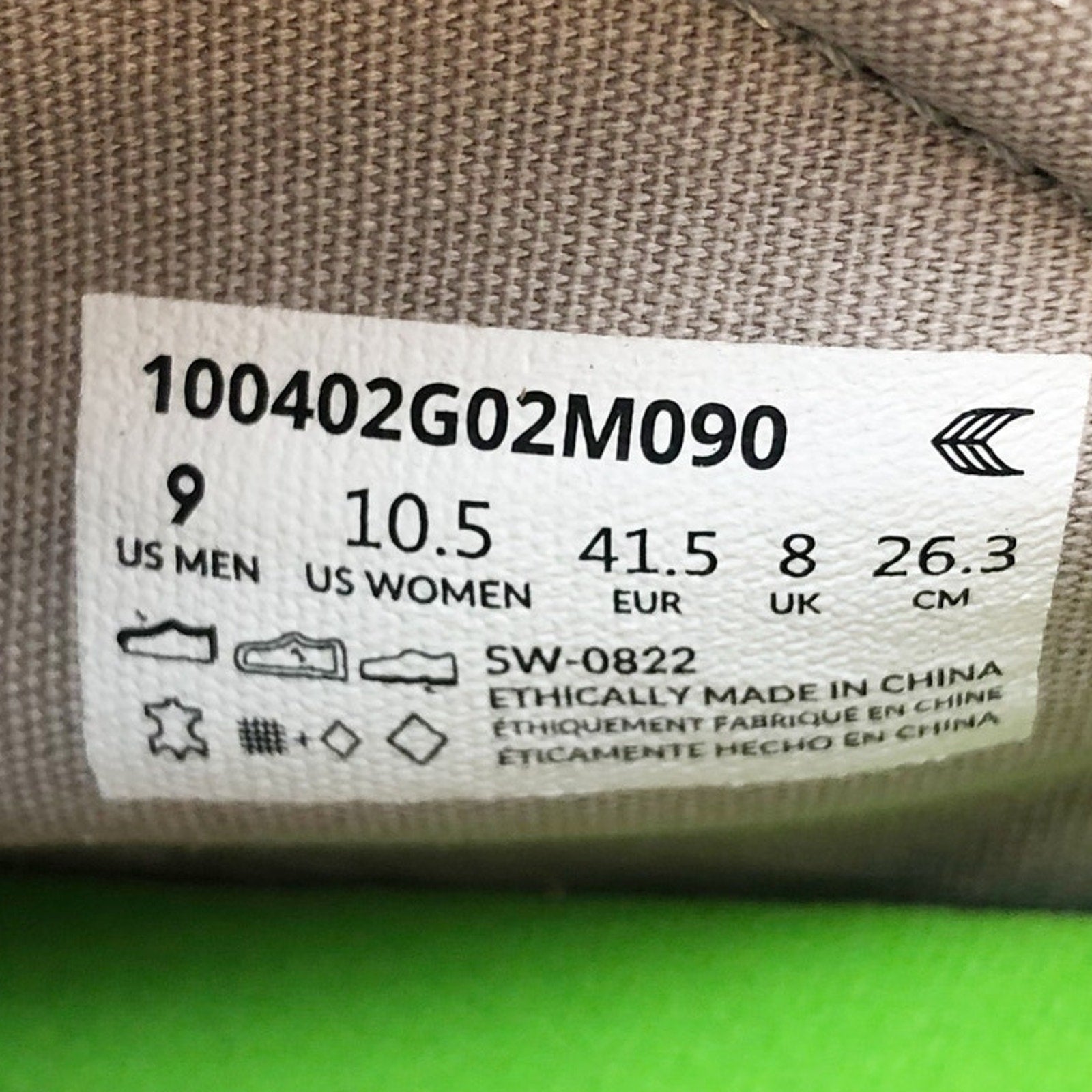 Cariuma OCA High Sneakers Womens 10.5 Mens 9 Cloud Grey Suede NIB