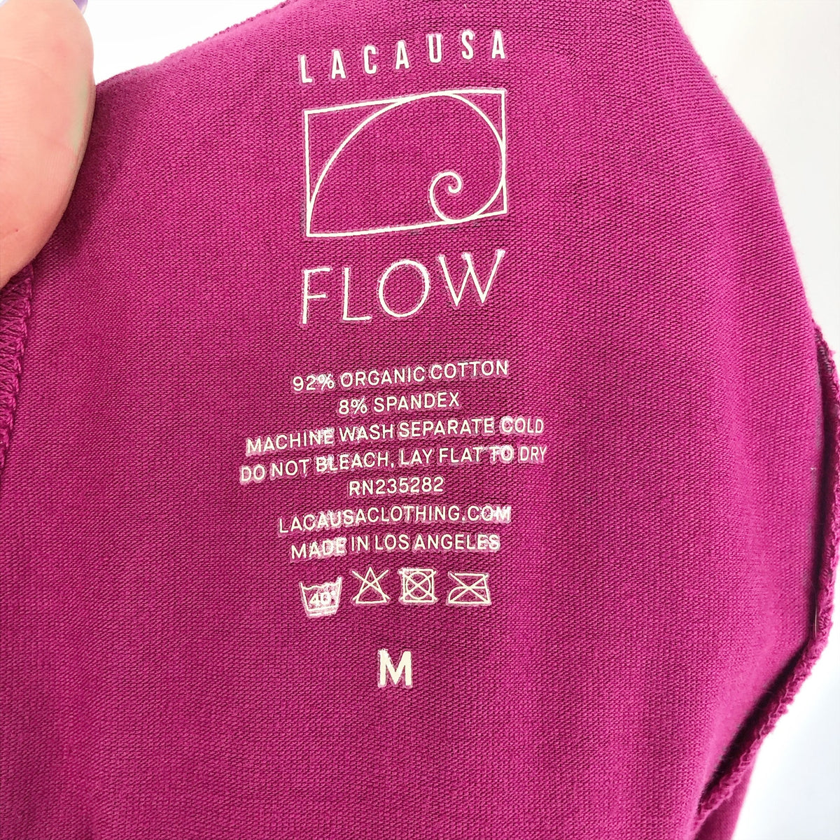 LACAUSA Womens Flow Prana Unitard Medium Pink Dragon Fruit Yoga Stretch NWT