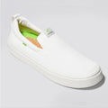 Cariuma IBI Slip On Sneakers Womens 8.5 Mens 7 All White Knit Bamboo NIB