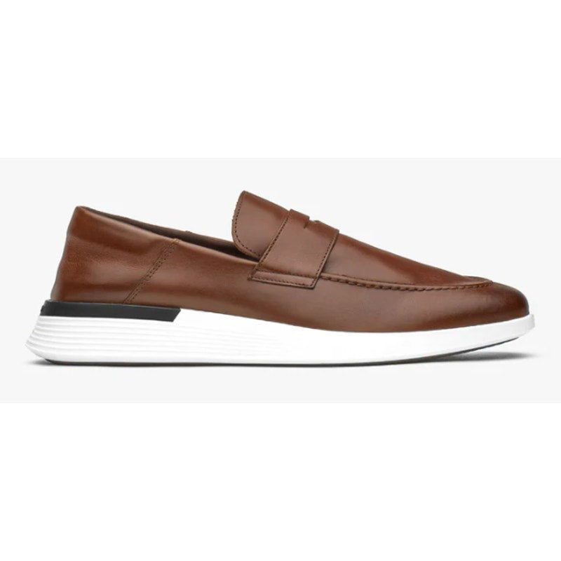 Wolf & Shepherd Crossover Loafers Mens 6.5 Womens 8 Brown Leather Slip On NIB