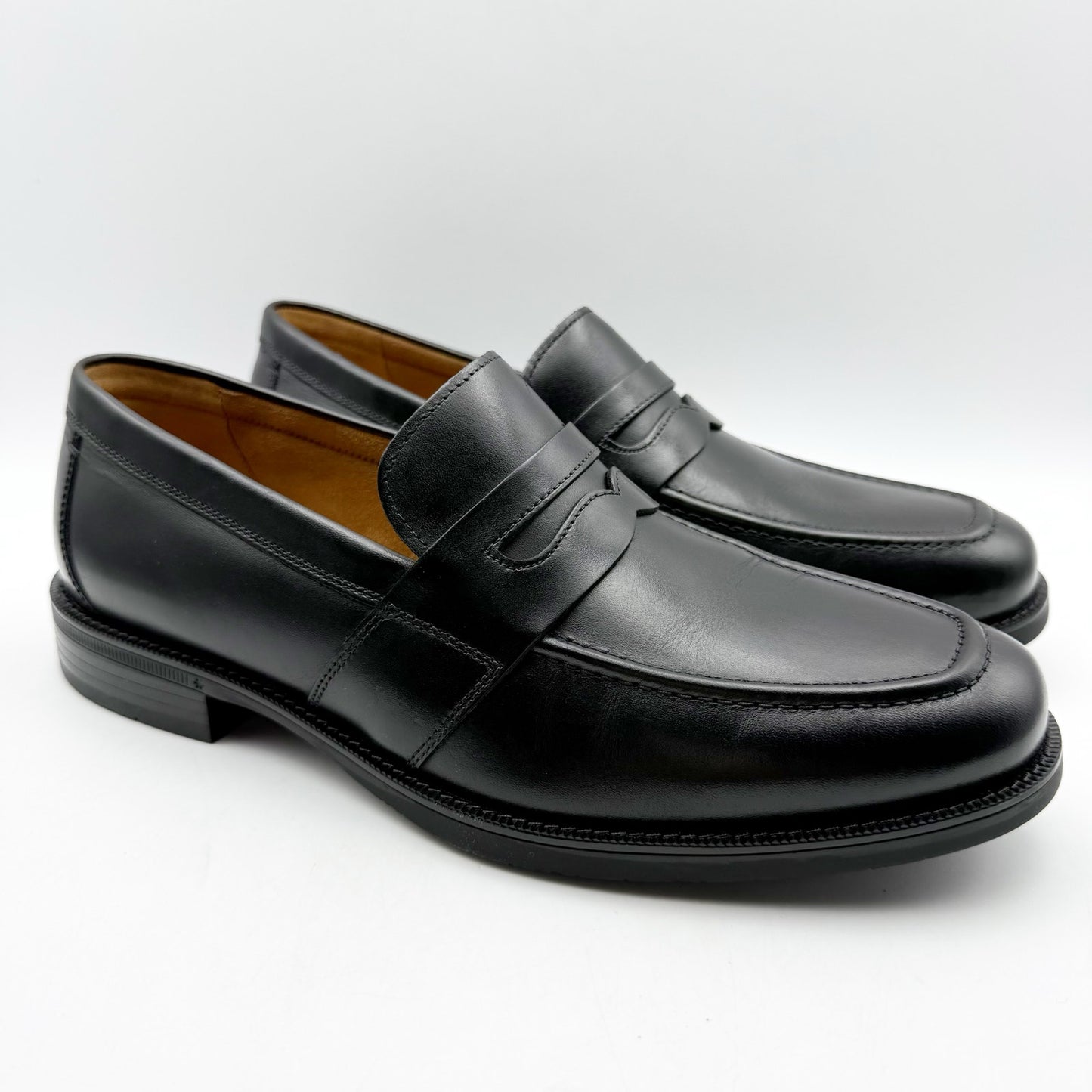 Cole Haan Mens Bedford Penny Loafers US 11.5 M EU 44.5 Black Leather NWOB