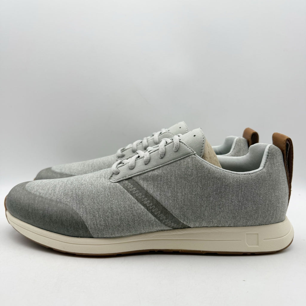 YORK Athletics Mens Henry Sweatshirt Casual Sneakers US 12 Gray Knit NIB