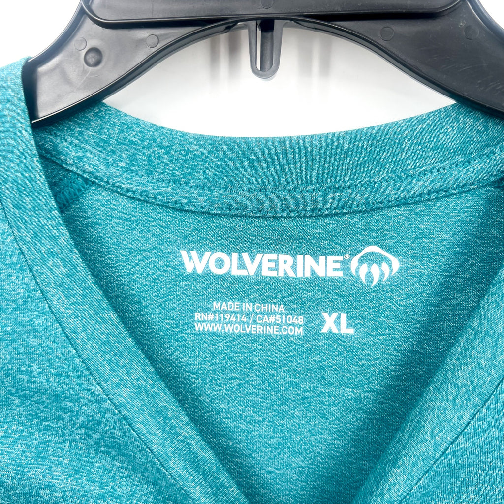 WOLVERINE Men's Edge Short Sleeve Wicking Tee XL Legion Blue Heather NWT