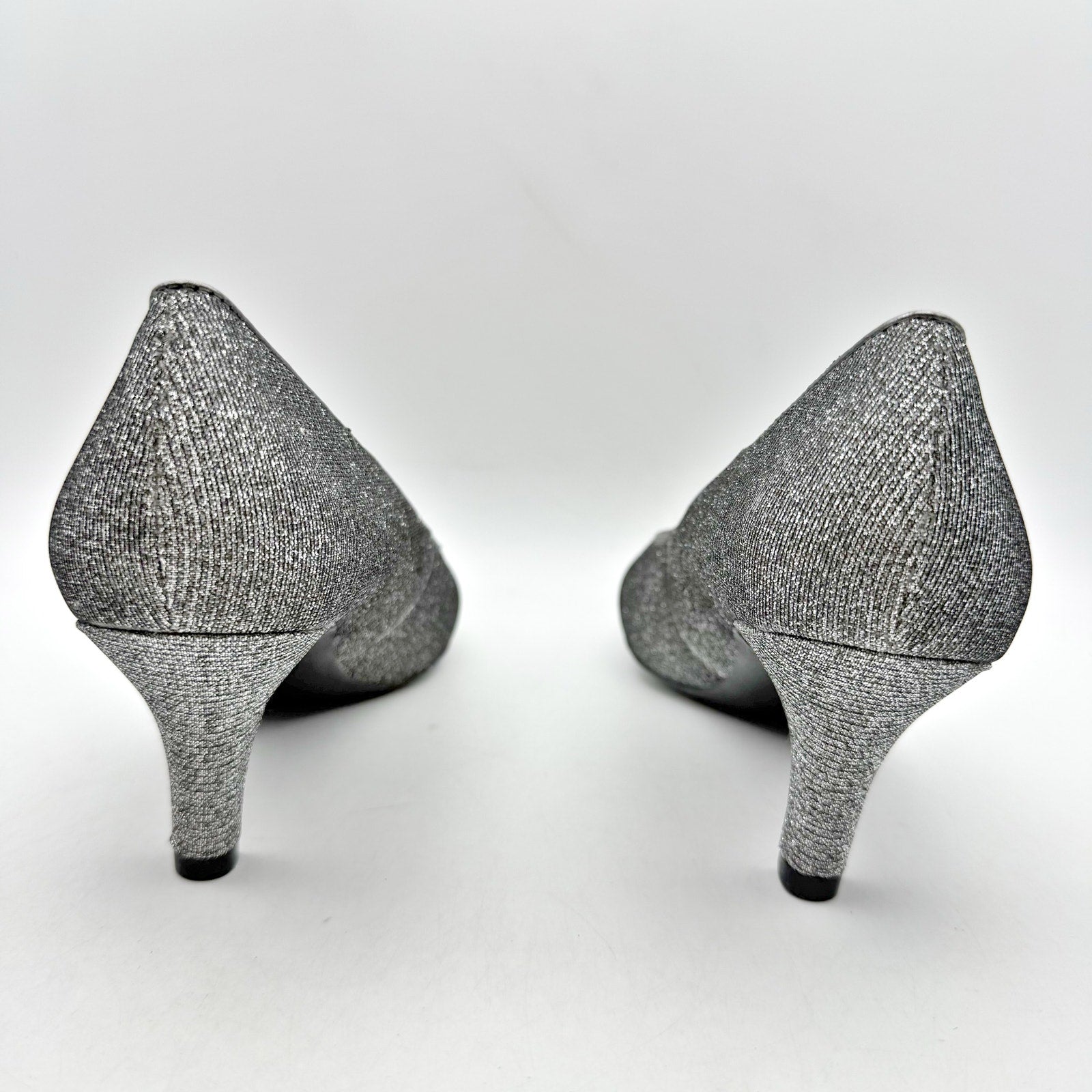 LifeStride Womens Parigi Pumps US 8 M EU 38.5 Silver Metallic Heels NIB