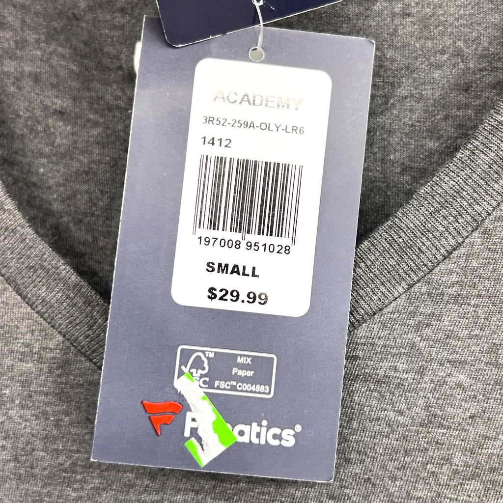FANATICS Women's USA Victory United Olympics Tshirt Small Gray Charcoal NWT