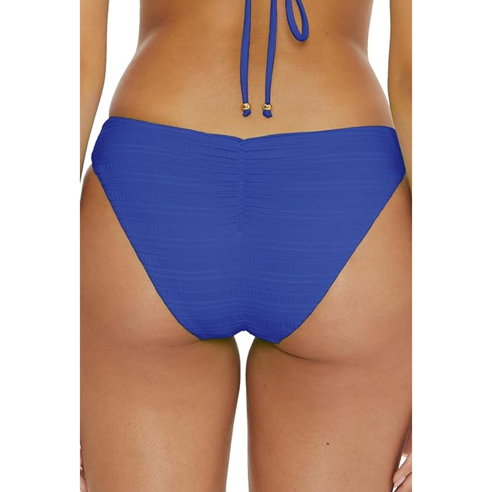 BECCA Women's Coast Adela Hipster Bikini Bottom Small Blue UltraMarine NWT